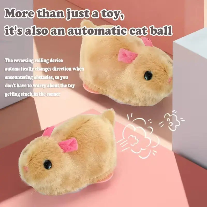 Smart Cat Toy: USB Rechargeable Auto-Rolling Ball with Hands-Free Play for Indoor Cats